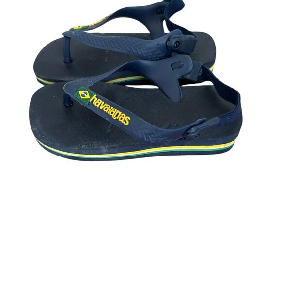 Havaianas Baby Flip Flops Size 22 Blue - Picture 3 of 6